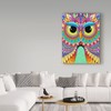 Trademark Fine Art Hello Angel 'Rainbow Hoot' Canvas Art, 18x24 ALI35817-C1824GG
